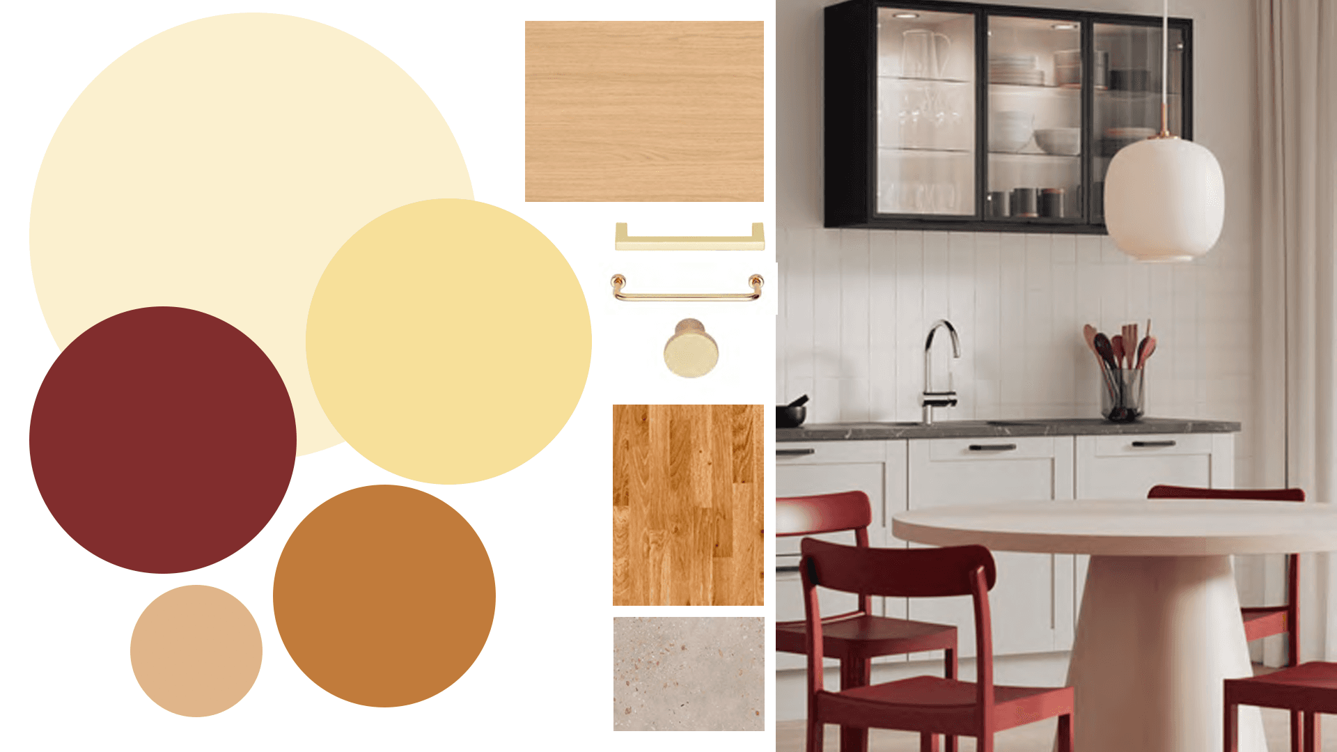 <p data-block-key="yqenv">Burgundi ja luumu tuovat sisustukseen syvyyttä, kun sävy rajataan yhteen pintaan. (Kuvankäsittely Sari Nieminen, kuva Norema-keittiö)</p>