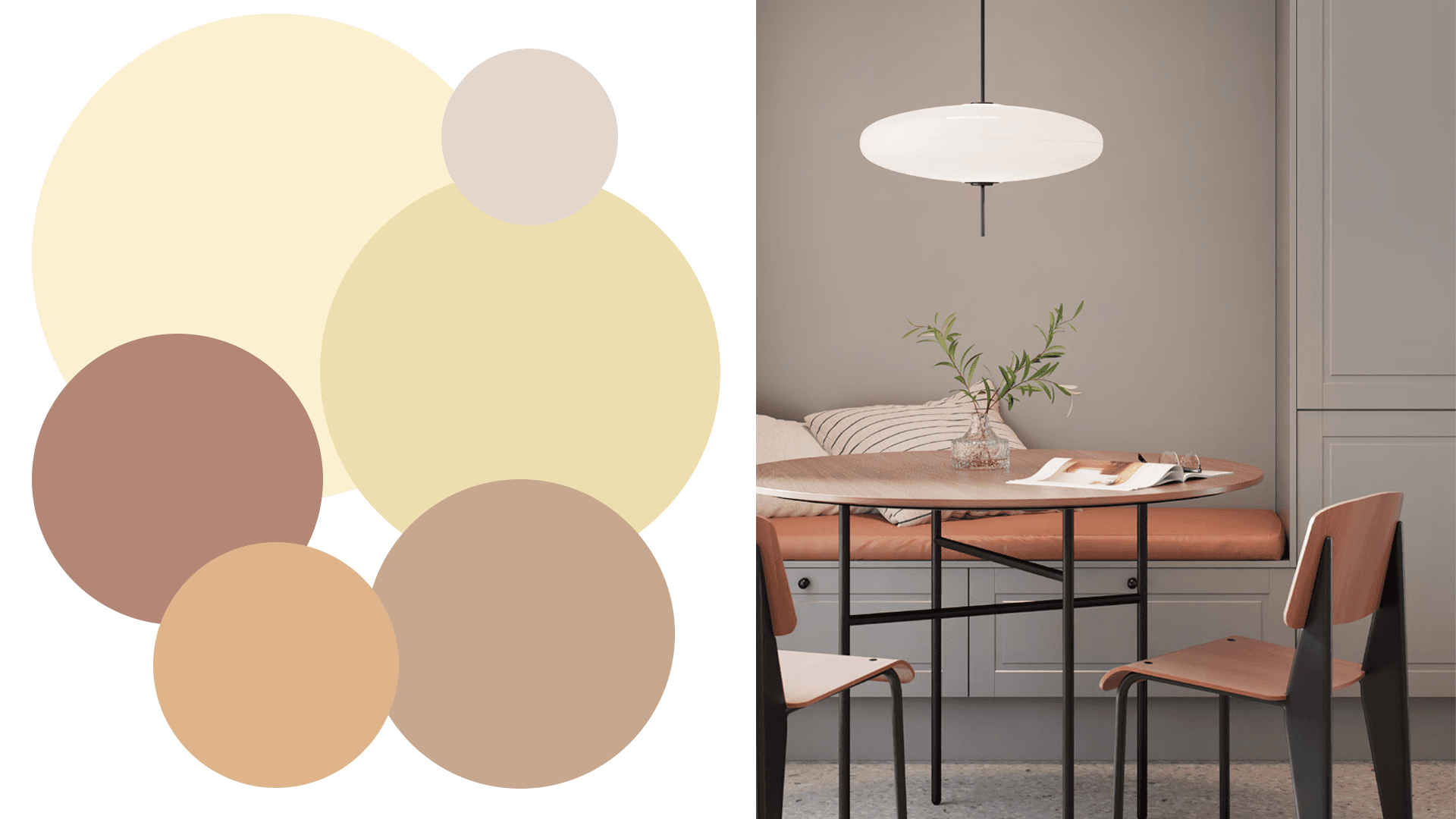 <p data-block-key="yqenv">Butter yellow tuo tilaan valoa ja sopii valkoisen pehmeämmäksi pariksi.(Kuvankäsittely Sari Nieminen, kuva Norema-keittiö)</p>