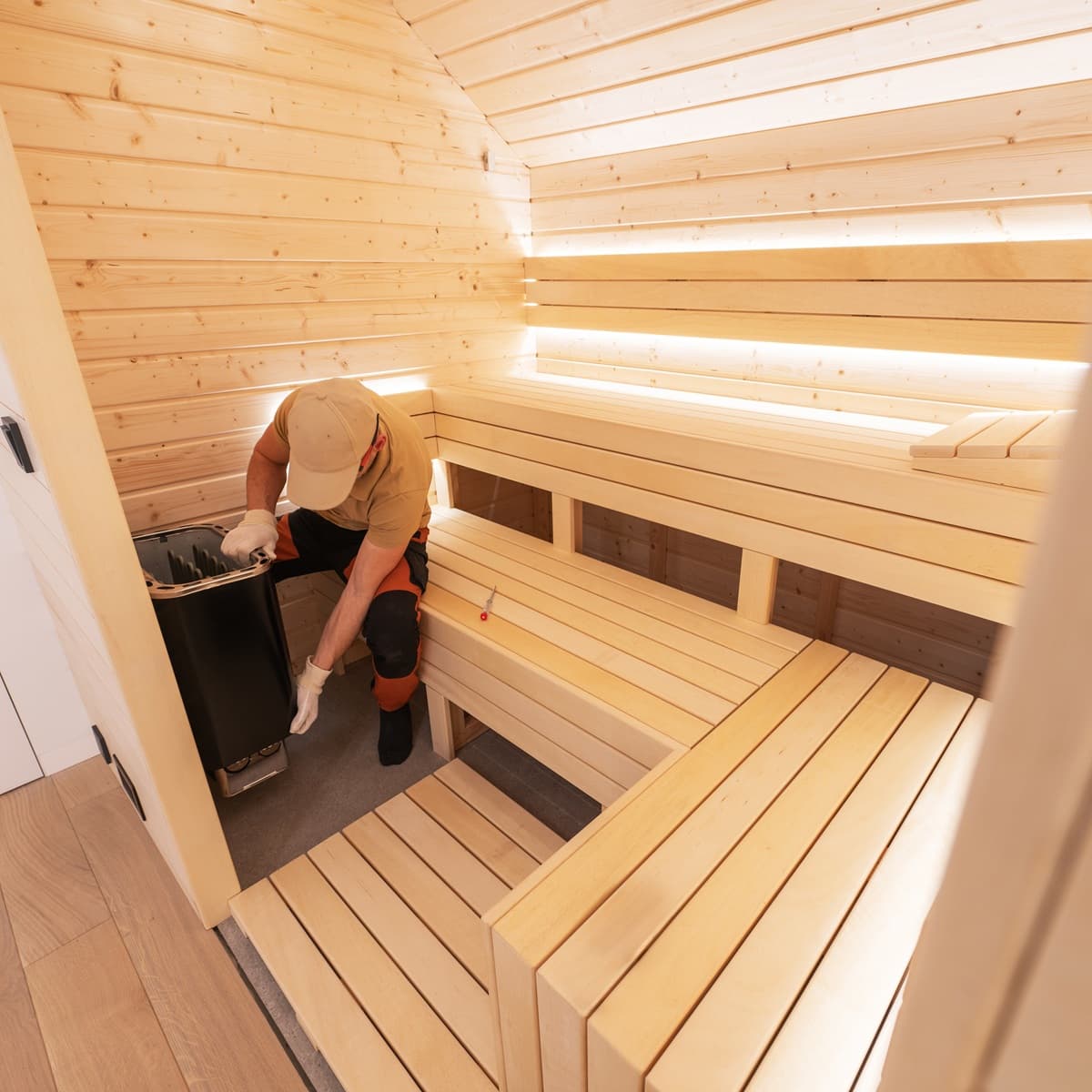 <p data-block-key="g66nk">Saunan toimiva ilmanvaihto vähentää kosteutta ja pitää rakenteet kuivina talvikaudella (Kuva: Envato)</p>