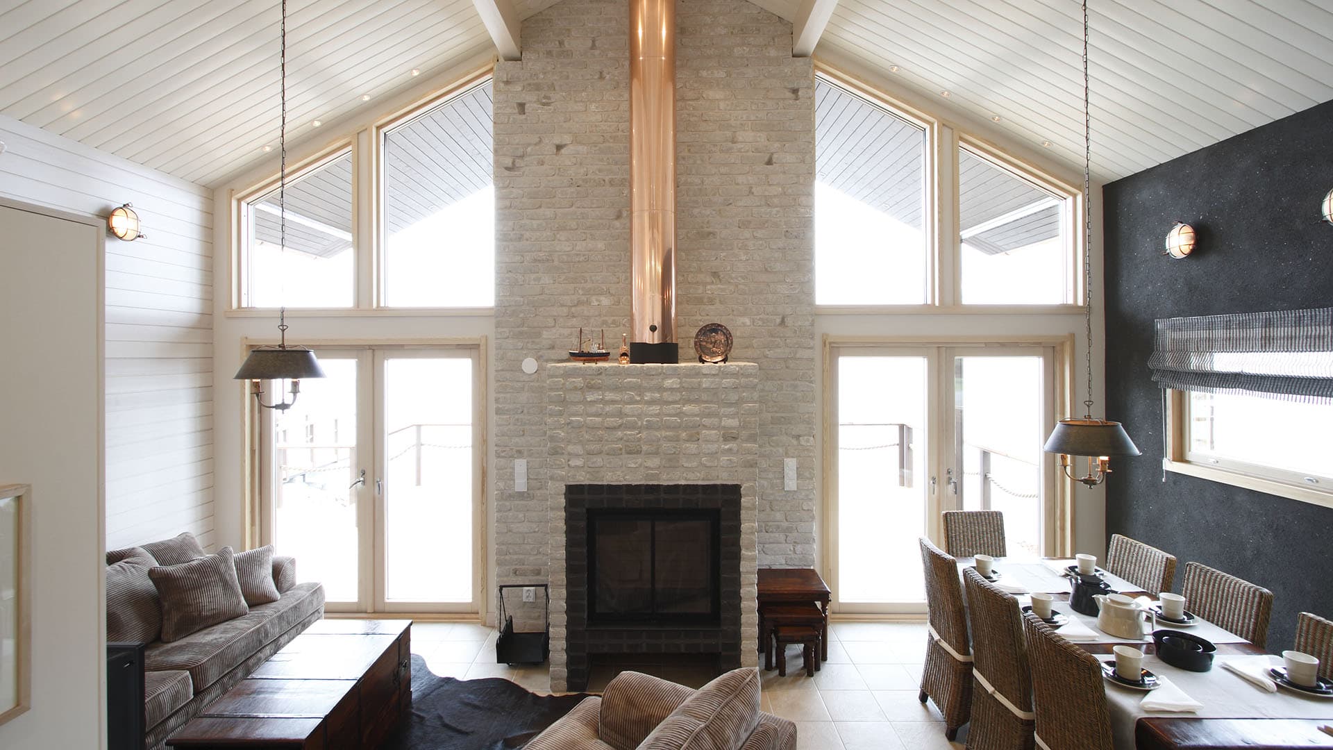 loma-asuntomessut reposaari 2008 kastelli Eikka-mökki oleskelutilat