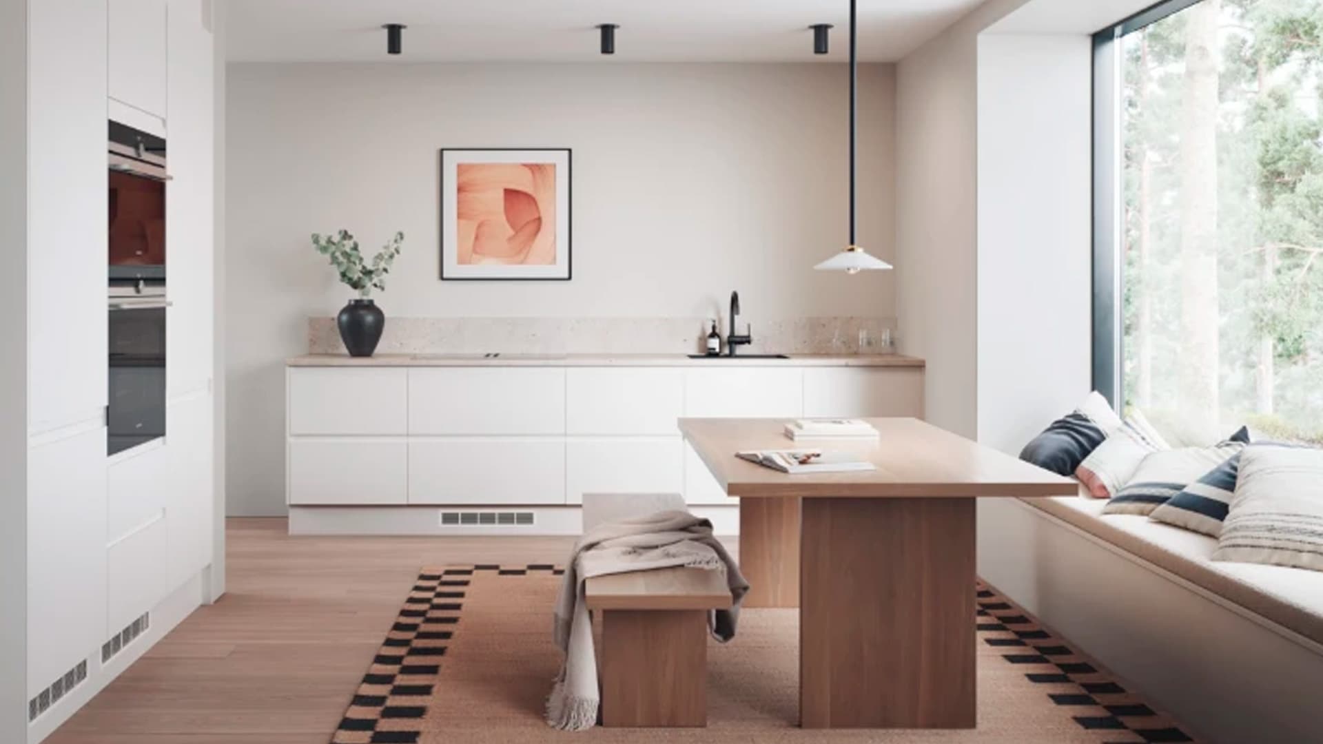 <p data-block-key="5bxvd">Parma keittiöiden Magnora-mallisto antaa minimalistisen ja elegantin ilmeen. (Kuva Power/Parma keittiöt)</p>