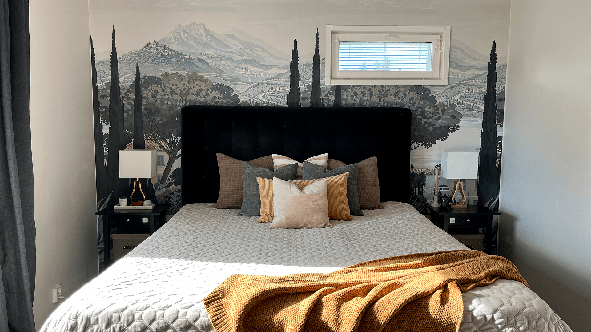 Makuuhuone kuin matka Italiaan