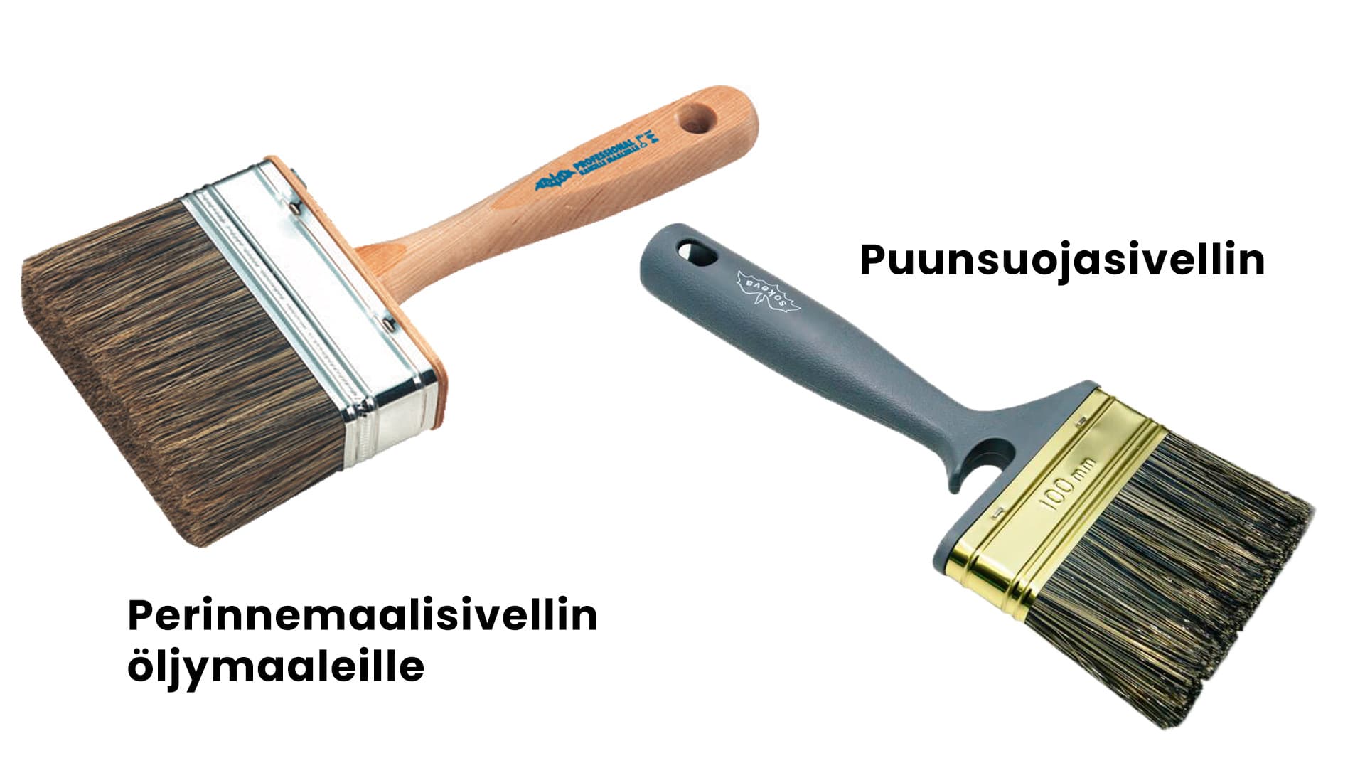 <p data-block-key="bmyuk">Perinnemaalisivellin soveltuu erityisesti öljymaaleille ja puunsuojasivellin terassien ja puujulkisivujen käsittelyyn. Tuotteet Sokeva.</p>